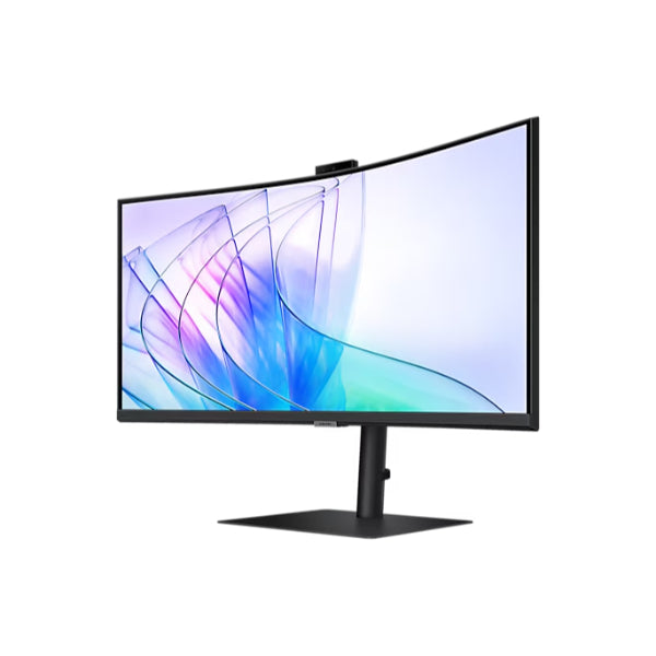 Samsung 34" Curved WQHD VA Monitor (LS34C650VAEXXY) - 3440 x 1440, 21:9 Aspect Ratio, HDMI, DisplayPort, USB-C, USB (2), LAN, KVM, Built-in Webcam, 3-Year Warranty