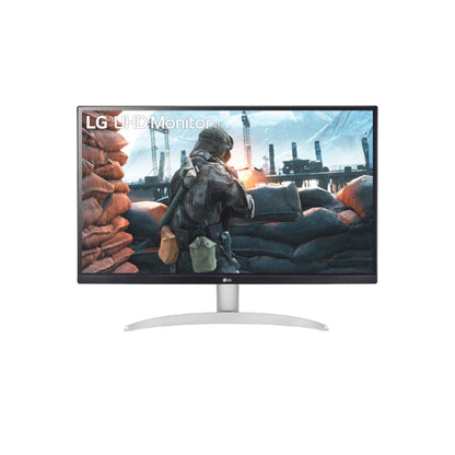 LG 27" UHD IPS LED Monitor (27UP600-W) - 3840 x 2160, HDMI (2), DisplayPort, VESA Mount, Slim Bezel, 3-Year Warranty