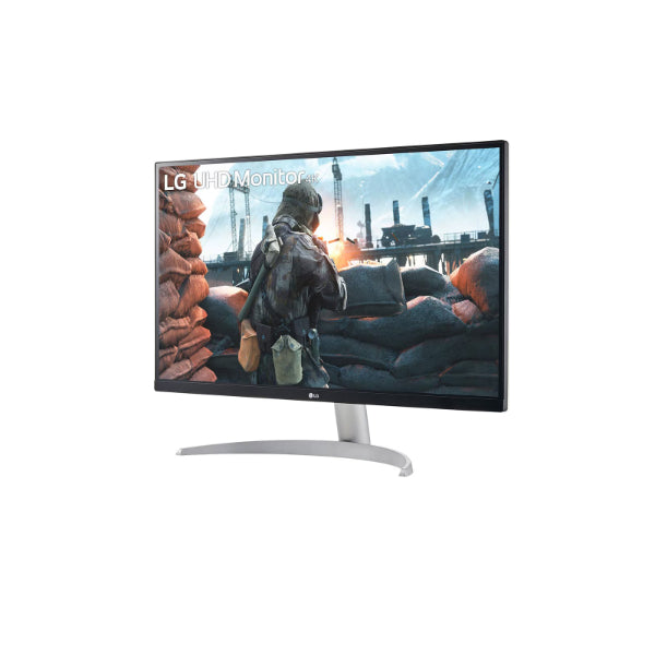 LG 27" UHD IPS LED Monitor (27UP600-W) - 3840 x 2160, HDMI (2), DisplayPort, VESA Mount, Slim Bezel, 3-Year Warranty