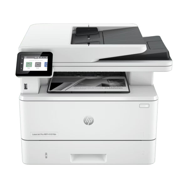 HP LaserJet Pro 4101fdn Mono MFP (2Z618F) - Multifunction Printer, 40 ppm, Print/Copy/Fax/Scan, Network-Ready, Duplex