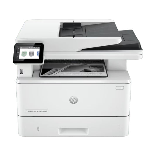 HP LaserJet Pro 4101fdn Mono MFP (2Z618F) - Multifunction Printer, 40 ppm, Print/Copy/Fax/Scan, Network-Ready, Duplex