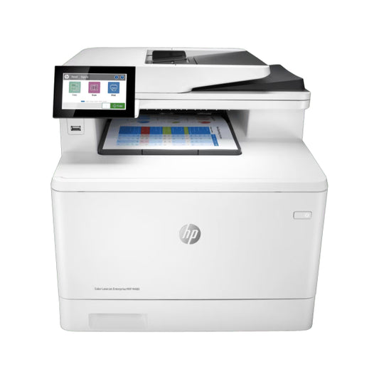 HP Color LaserJet Enterprise MFP M480f (3QA55A) - Multifunction Printer, 27 ppm, Print/Copy/Scan/Fax, Network-Ready, Duplex
