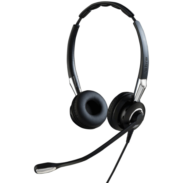 Jabra BIZ 2400 II Duo Headset (2409-720-209) - Leatherette, QD