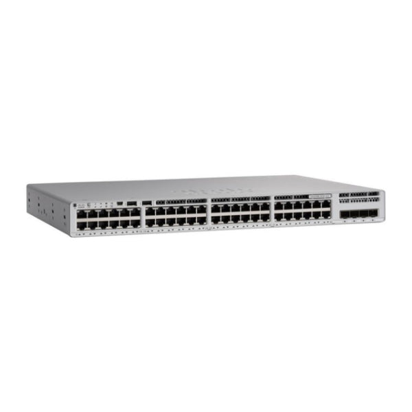 Cisco Catalyst 9200L Network Essentials Switch (C9200L-48P-4X-E) - Managed L3 Switch, PoE+, Rack-Mountable