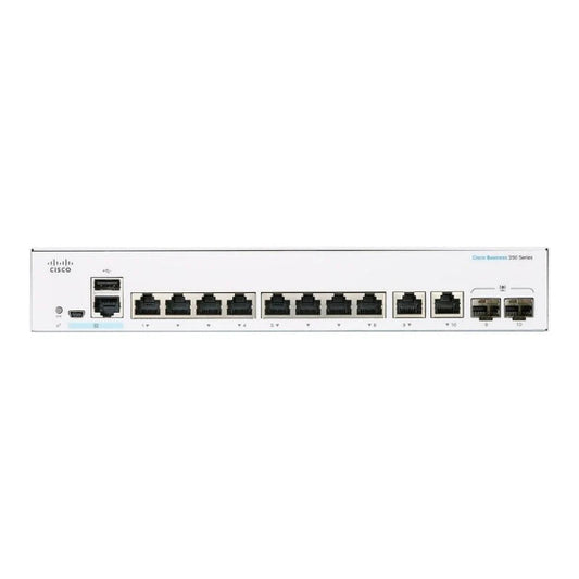 Cisco Business 350 Series 350-8P-2G Switch (CBS350-8P-2G-AU) - Managed L3 Switch, PoE+, Rack-Mountable