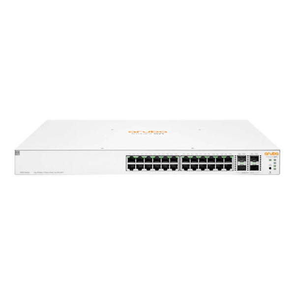 HPE Aruba Instant On 1930 24G Class4 PoE 4SFP/SFP+ 370W Switch (JL684B) - Managed L3 Switch, PoE, Rack-Mountable