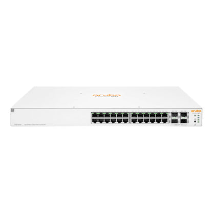 HPE Aruba Instant On 1930 24G Class4 PoE 4SFP/SFP+ 370W Switch (JL684B) - Managed L3 Switch, PoE, Rack-Mountable