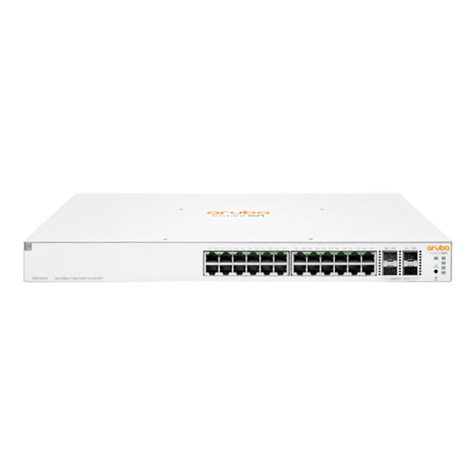 HPE Aruba Instant On 1930 24G Class4 PoE 4SFP/SFP+ 370W Switch (JL684B) - Managed L3 Switch, PoE, Rack-Mountable