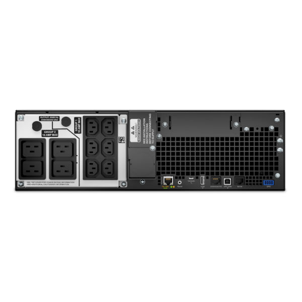 APC Smart-UPS SRT 5000VA (SRT5KRMXLI) - LCD, 3U Rack/Tower, Network Management, 3-Year Warranty